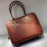 [PD0890] Barenia faubourg leather plume luxury Boston handbag crossbody PD0890