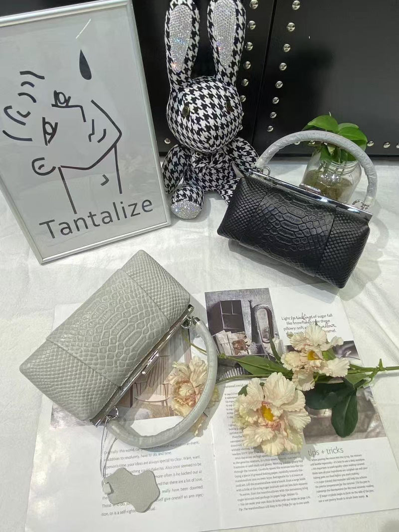 [PD0893] Premium yak leather dainty handbag water resistant stain resistant PD0893