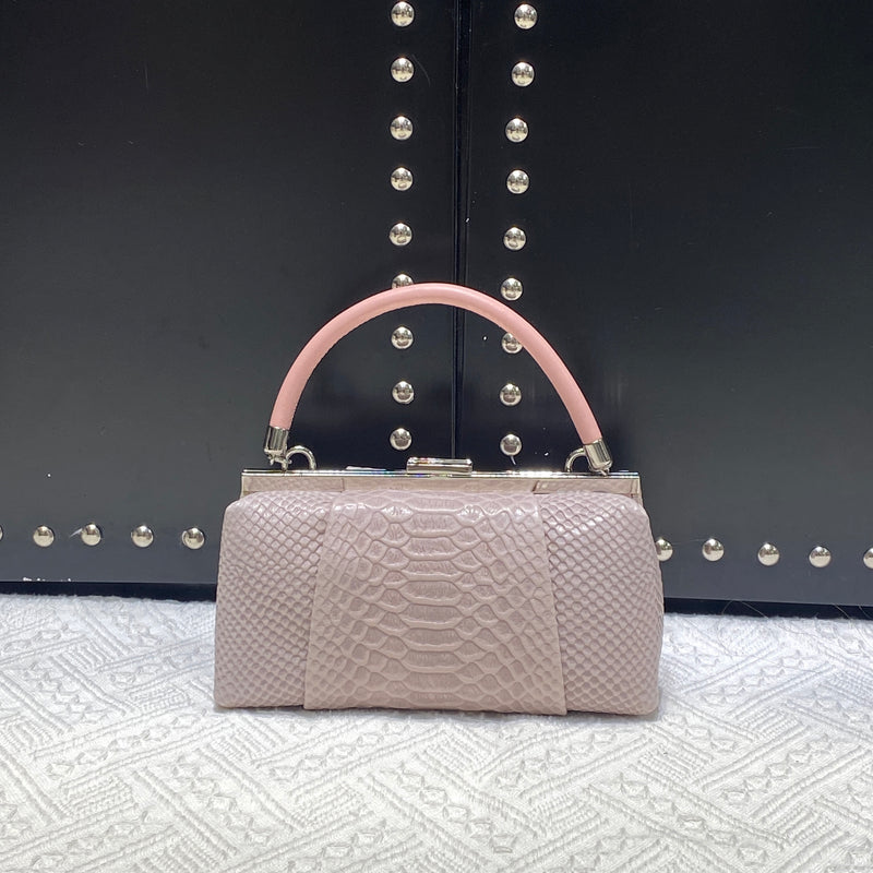 [PD0893] Premium yak leather dainty handbag water resistant stain resistant PD0893