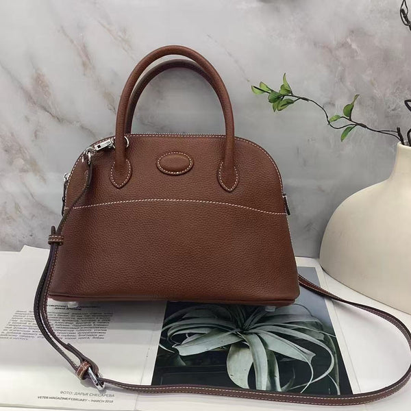 [PD0894]Barenia faubourg leather vintage vibe bolide style 27cm crossbody PD0894