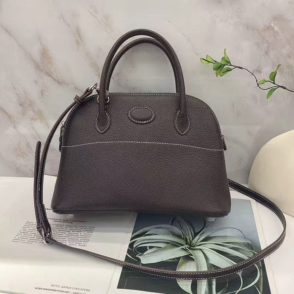 [PD0894]Barenia faubourg leather vintage vibe bolide style 27cm crossbody PD0894