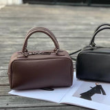 [PD0901] Top grain Deer embossed lambskin noble Boston spacious 23cm PD0901
