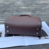 [PD0901] Top grain Deer embossed lambskin noble Boston spacious 23cm PD0901
