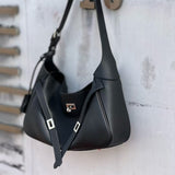 [PD0904] Genuine Leather Tote Bag for Women, 35cm Large Capacity Handbag, Wide Shoulder Strap, Crossbody & Shoulder Bag, Full-Grain Cowhide PD0904