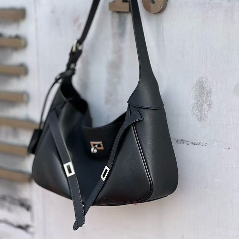 [PD0904] Genuine Leather Tote Bag for Women, 35cm Large Capacity Handbag, Wide Shoulder Strap, Crossbody & Shoulder Bag, Full-Grain Cowhide PD0904