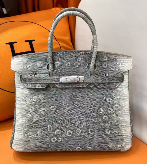 [PD0917] Premium Himalaya lizardskin embossed bk style 30cm handbag PD0917