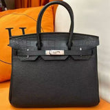 [PD0918] touch style 30cm cowhide with crocodile embossing handbag PD0918