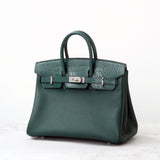 [PD0921] Premium togo leather with crocodile embossing cowhide handbag 25cm and 30cm PD0921