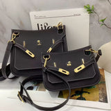 [PD0926] Premium Togo leather dual color sling bag shoulder bag unisex 23 cm and  27cm PD0926