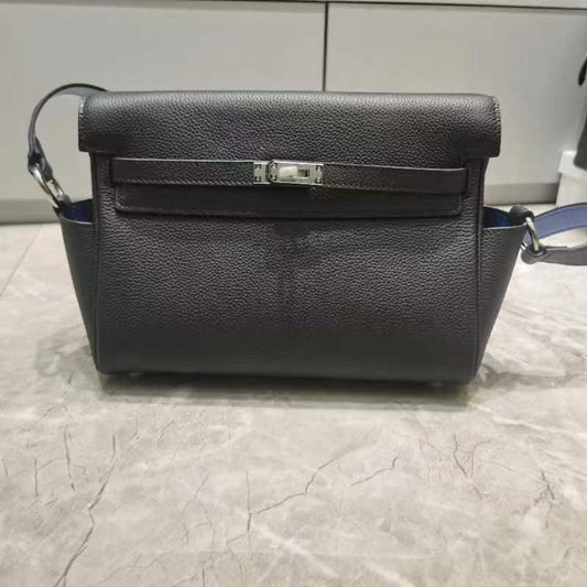 [PD0927] Dual color Togo leather kk messenger bag 25cm shoulder bag PD0927