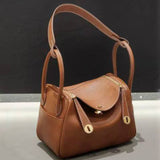 Barenia faubourg leather fashion shoulder bag for women two sizes 19cm and 26cm PD0942