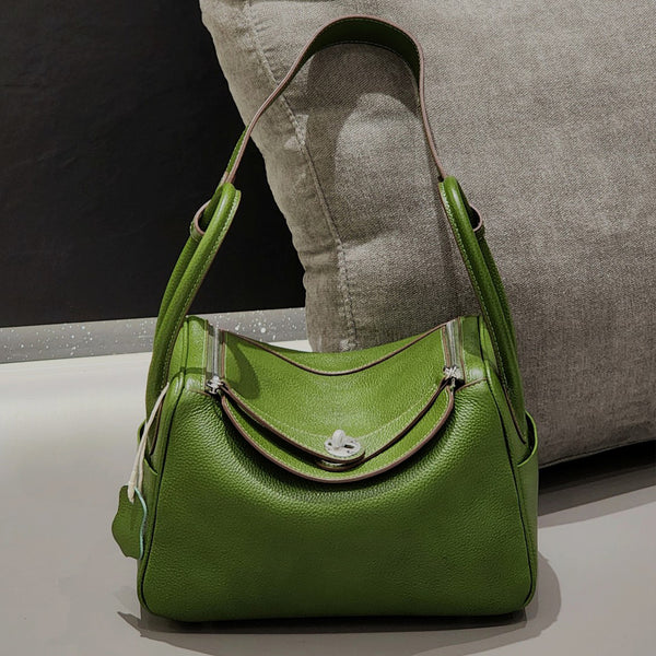 Barenia faubourg leather fashion shoulder bag for women two sizes 19cm and 26cm PD0942