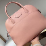 31cm large Barenia faubourg leather seashell handbag for women PD0946