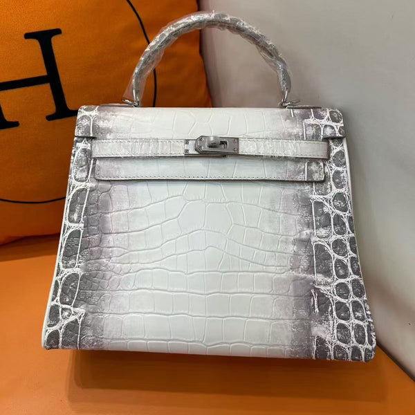 25cm rare leather embossed k style with sling premium cowhide fashion bag for women PD0954