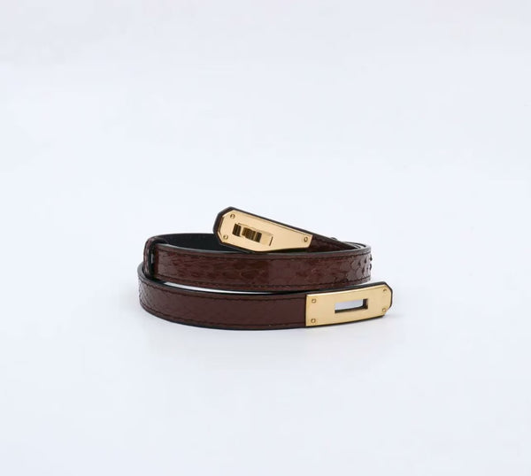 [PD0955] 120cm Exotic leather luxurious waist belt fashion accessory for women PD0955