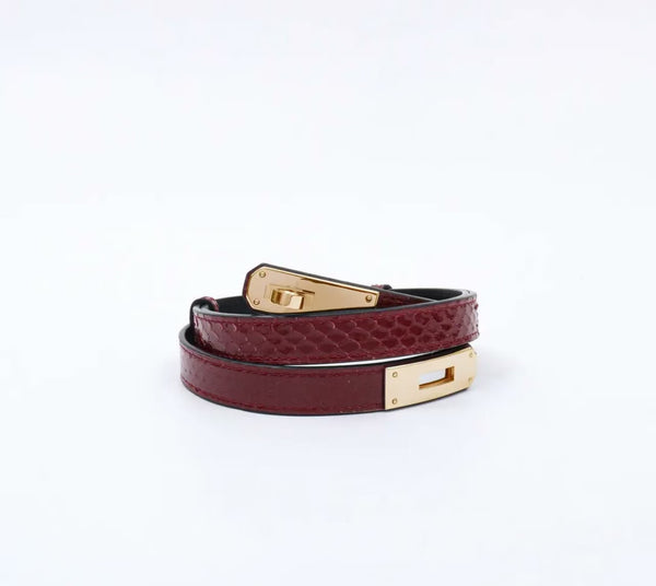 [PD0955] 120cm Exotic leather luxurious waist belt fashion accessory for women PD0955