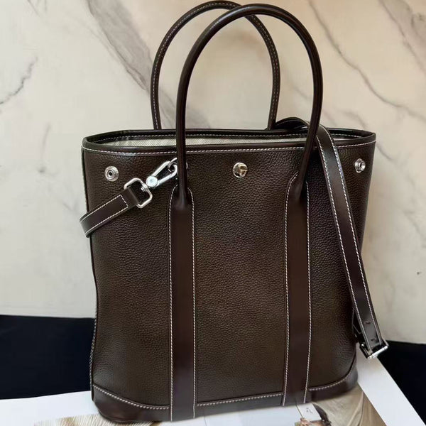 [PD0958] Barenia faubourg leather garden style handbag crossbody 28cm PD0958