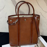 [PD0958] Barenia faubourg leather garden style handbag crossbody 28cm PD0958