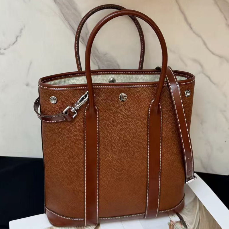 [PD0958] Barenia faubourg leather garden style handbag crossbody 28cm PD0958
