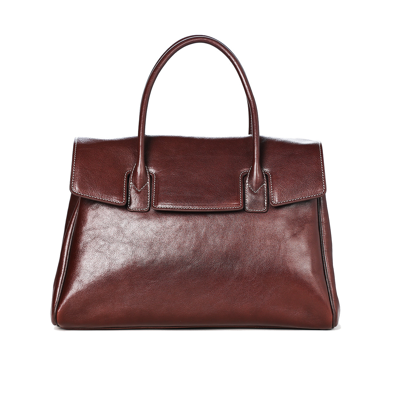 [PD0970] 36cm Premium tanned top grain cowhide classy briefcase  crossbody laptop office bag PD0970
