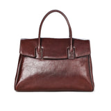 [PD0970] 36cm Premium tanned top grain cowhide classy briefcase  crossbody laptop office bag PD0970