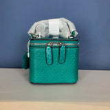 [PD0983] Genuine snakeskin mini chain crossbody bag lipstick case earphones case 10cm PD0983