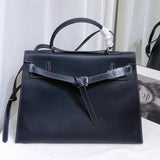 [PD0990] Barenia faubourg leather 35cm kk flat design with long strap classic bag for women PD0990