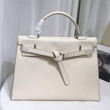 [PD0990] Barenia faubourg leather 35cm kk flat design with long strap classic bag for women PD0990