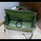 [PD0990] Barenia faubourg leather 35cm kk flat design with long strap classic bag for women PD0990