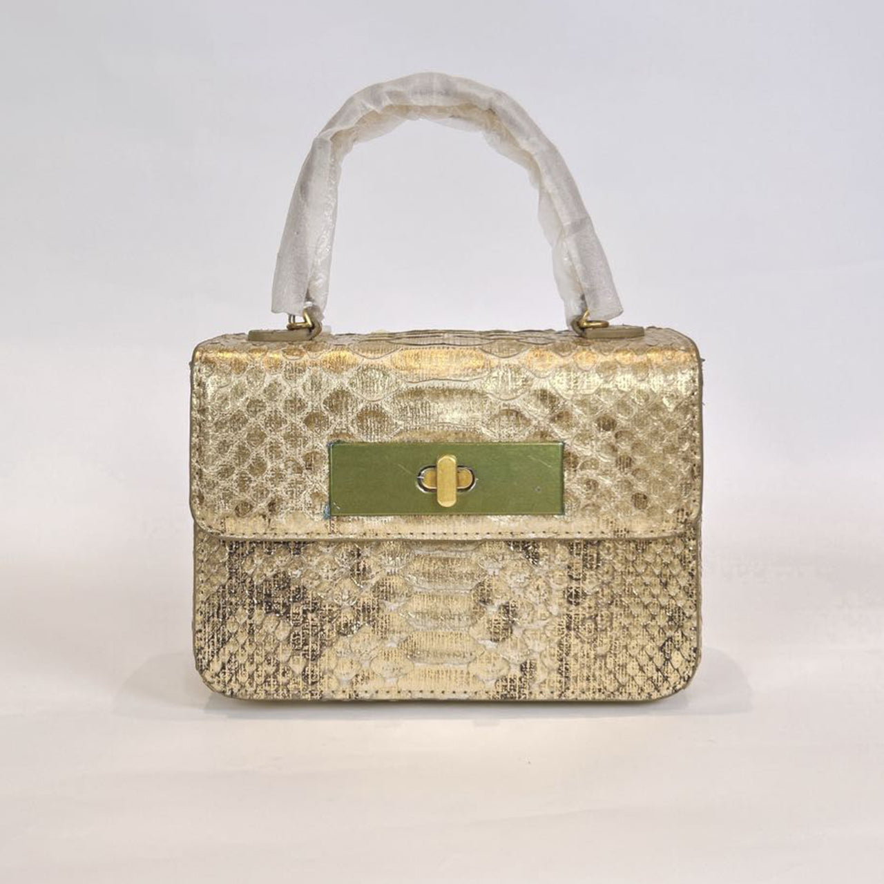 [PD0993] Luxury Genuine Leather Handheld Flap-over Bag PD0993