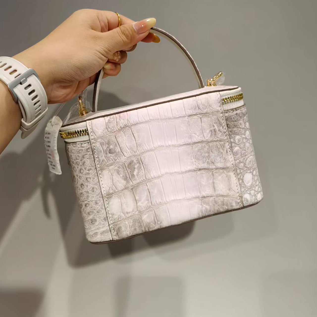 [PD1002] Luxurious genuine crocodile leather vanity bag style 17cm for women PD1002