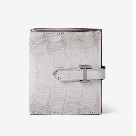 [PD1009] Limited edition full handmade crocodile real leather wallet delicate gift wallet PD1009