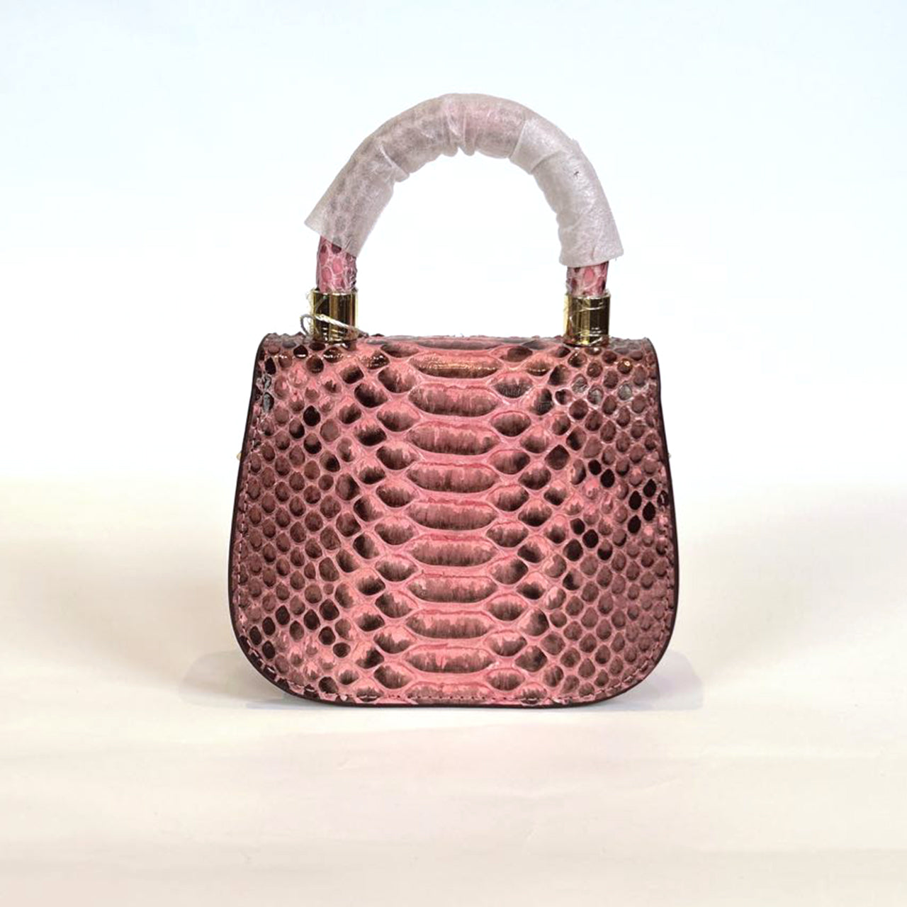 [PD1013] Luxury Grade Python Leather Mini Flap Handbag for Women - Shoulder Bag & Crossbody Bag PD1013