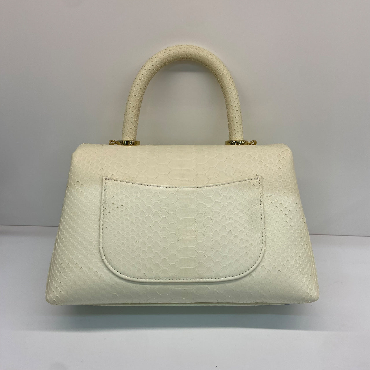 [PD1050] Handmade High end Italian pythonskin with Italian sheepskin interior coco bag crossbody PD1050