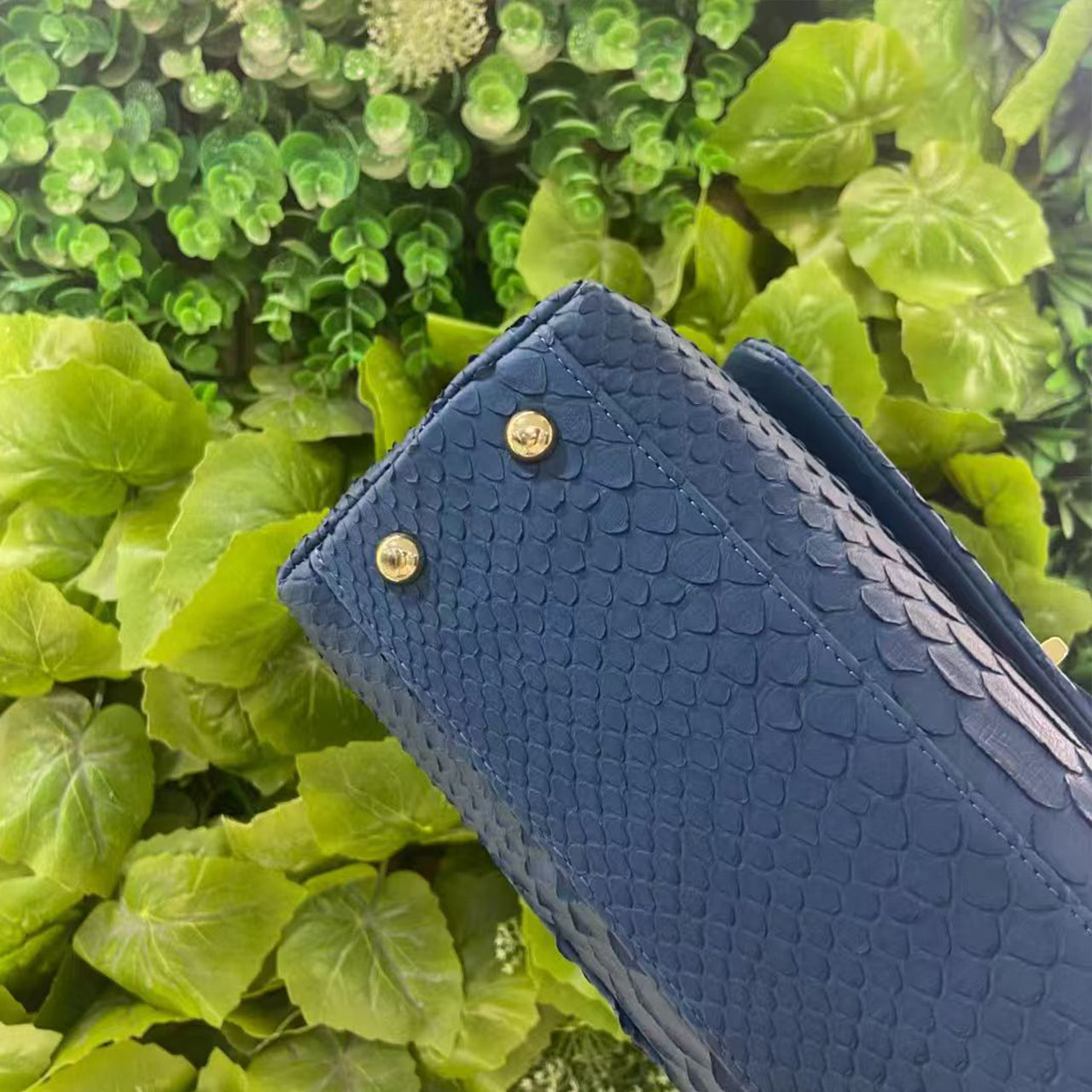 [PD1050] Handmade High end Italian pythonskin with Italian sheepskin interior coco bag crossbody PD1050