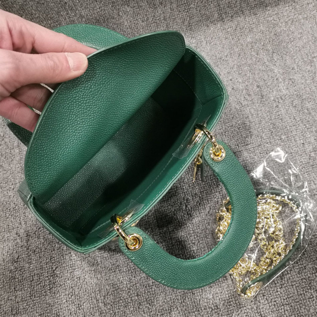 [PD1051]Luxury Shagreen Handbag: Waterproof, Scratch & Stain Resistant Tote and Crossbody Purse for Women PD1051