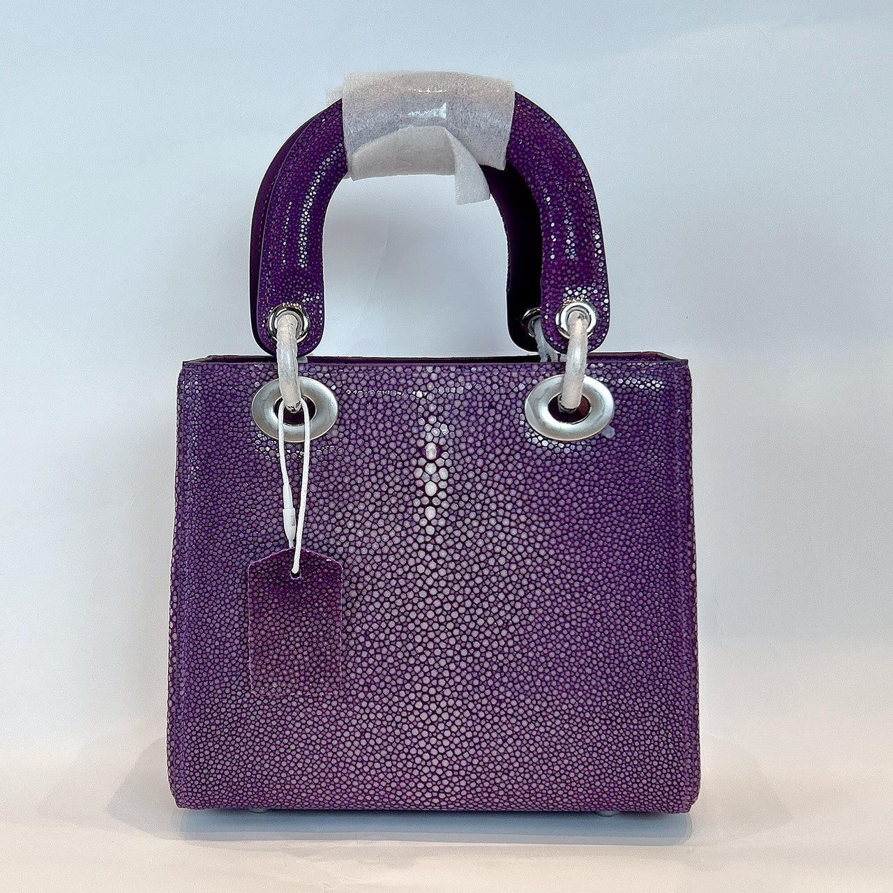 [PD1051]Luxury Shagreen Handbag: Waterproof, Scratch & Stain Resistant Tote and Crossbody Purse for Women PD1051