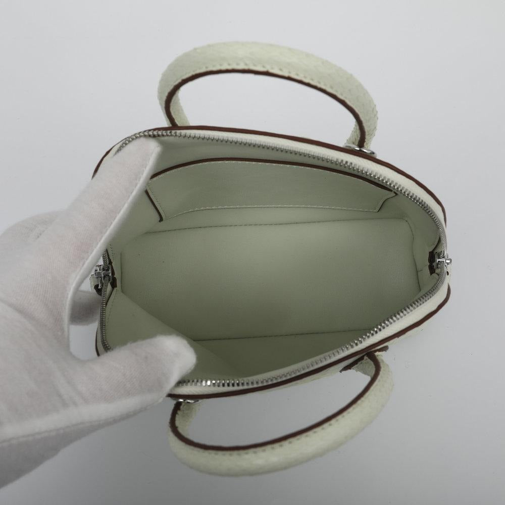 [PD1073] Handmade genuine premium pythonskin full leather small size snakeskin seashell Alma sling handbag crossbody long strap  PD1073