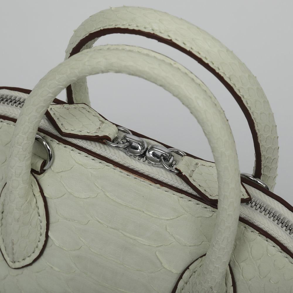 [PD1073] Handmade genuine premium pythonskin full leather small size snakeskin seashell Alma sling handbag crossbody long strap  PD1073