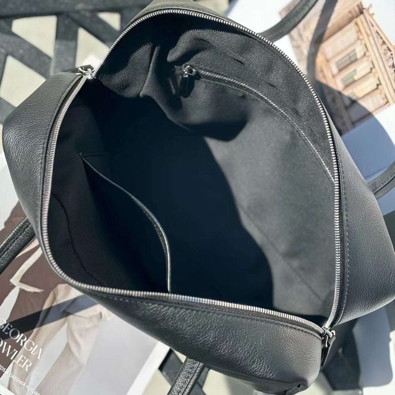 [PD1109] Top Grain leather Calfskin Shoulder bag Boston size 30cm, Smooth & Durable, Everyday Essential work wear Bag PD1109