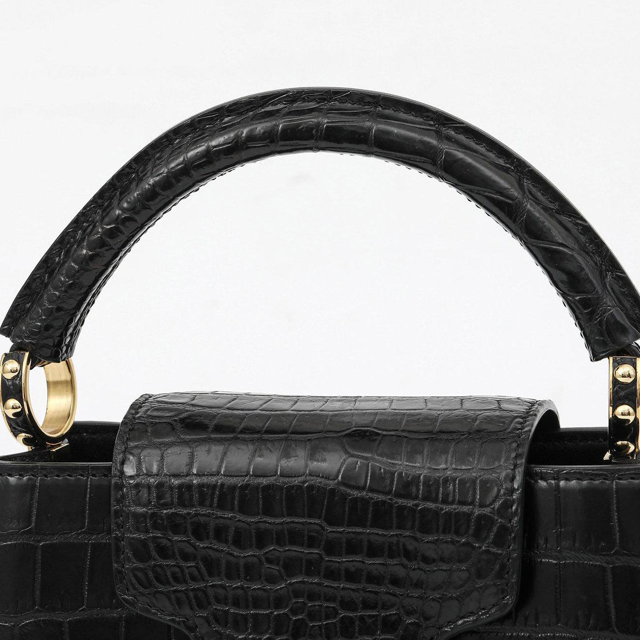 [PD1112] Luxurious Genuine crocodile leather V bag with long strap can fit promax handbag for events crossbody PD1112