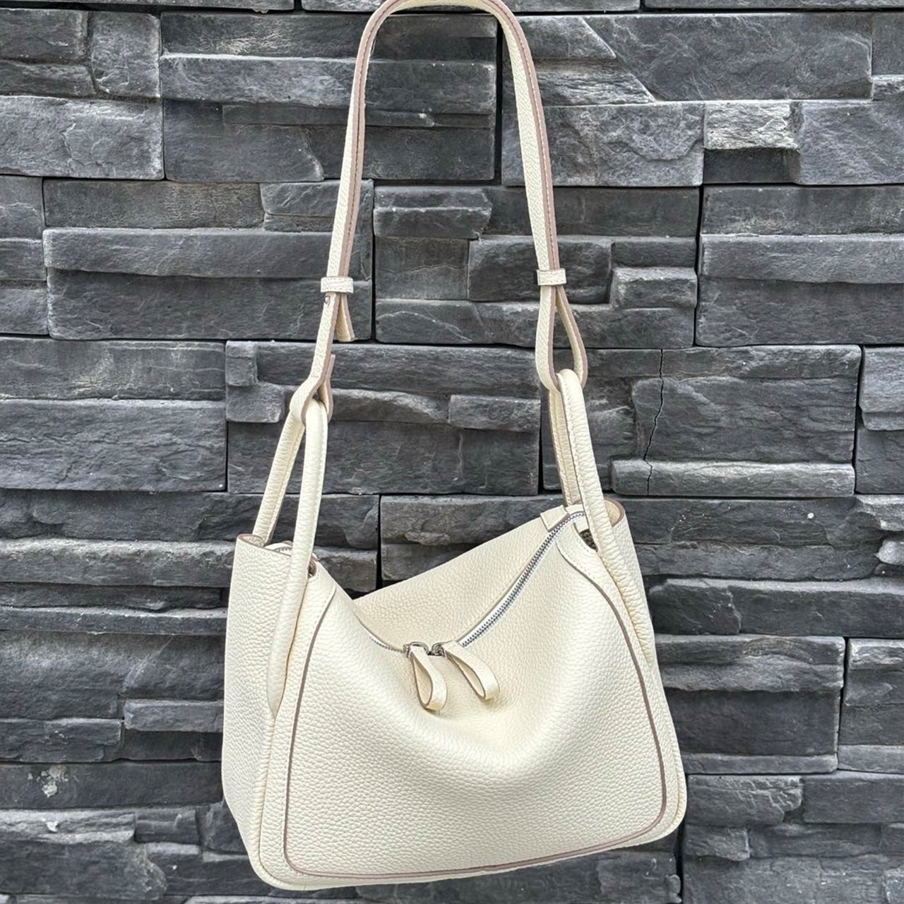 [PD1117] High-Quality Top Grain Cowhide Leather Handbag - Women's Pillow-Shaped Bag, Genuine Leather Shoulder Bag & Crossbody Bag PD1117