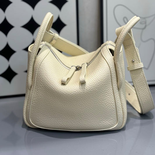 [PD1117] High-Quality Top Grain Cowhide Leather Handbag - Women's Pillow-Shaped Bag, Genuine Leather Shoulder Bag & Crossbody Bag PD1117