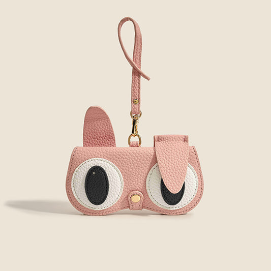 [PD1119] Cute Glasses Case, Instagram‑Style Girl Sunglasses Storage Box, Pressure‑Resistant Portable Eyeglass Pouch/Protective Cover, Organizer Bag, Hanging Ornament, PD1119
