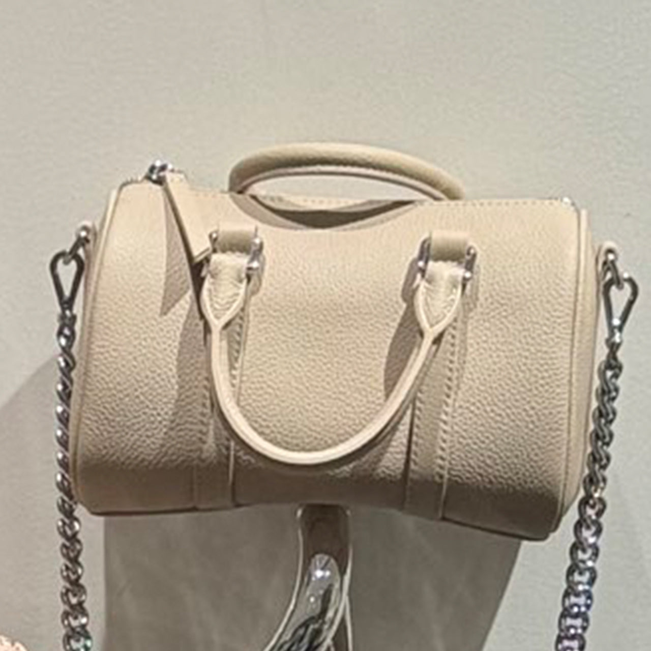 [PD1142] Luxury-Grade High Quality Top-Grain Cowhide Leather Boston Bag, Women's Handbag Shoulder Bag Crossbody Small Large Capacity Genuine Leather Bag PD1142