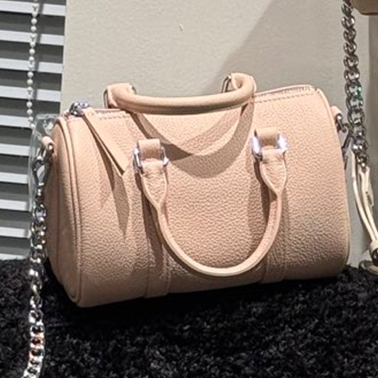 [PD1142] Luxury-Grade High Quality Top-Grain Cowhide Leather Boston Bag, Women's Handbag Shoulder Bag Crossbody Small Large Capacity Genuine Leather Bag PD1142