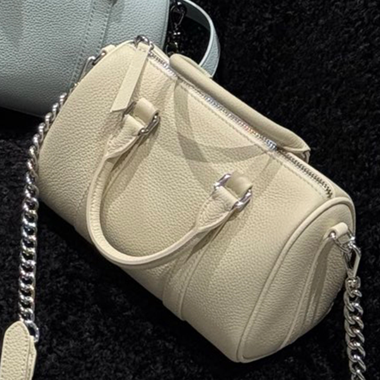 [PD1142] Luxury-Grade High Quality Top-Grain Cowhide Leather Boston Bag, Women's Handbag Shoulder Bag Crossbody Small Large Capacity Genuine Leather Bag PD1142