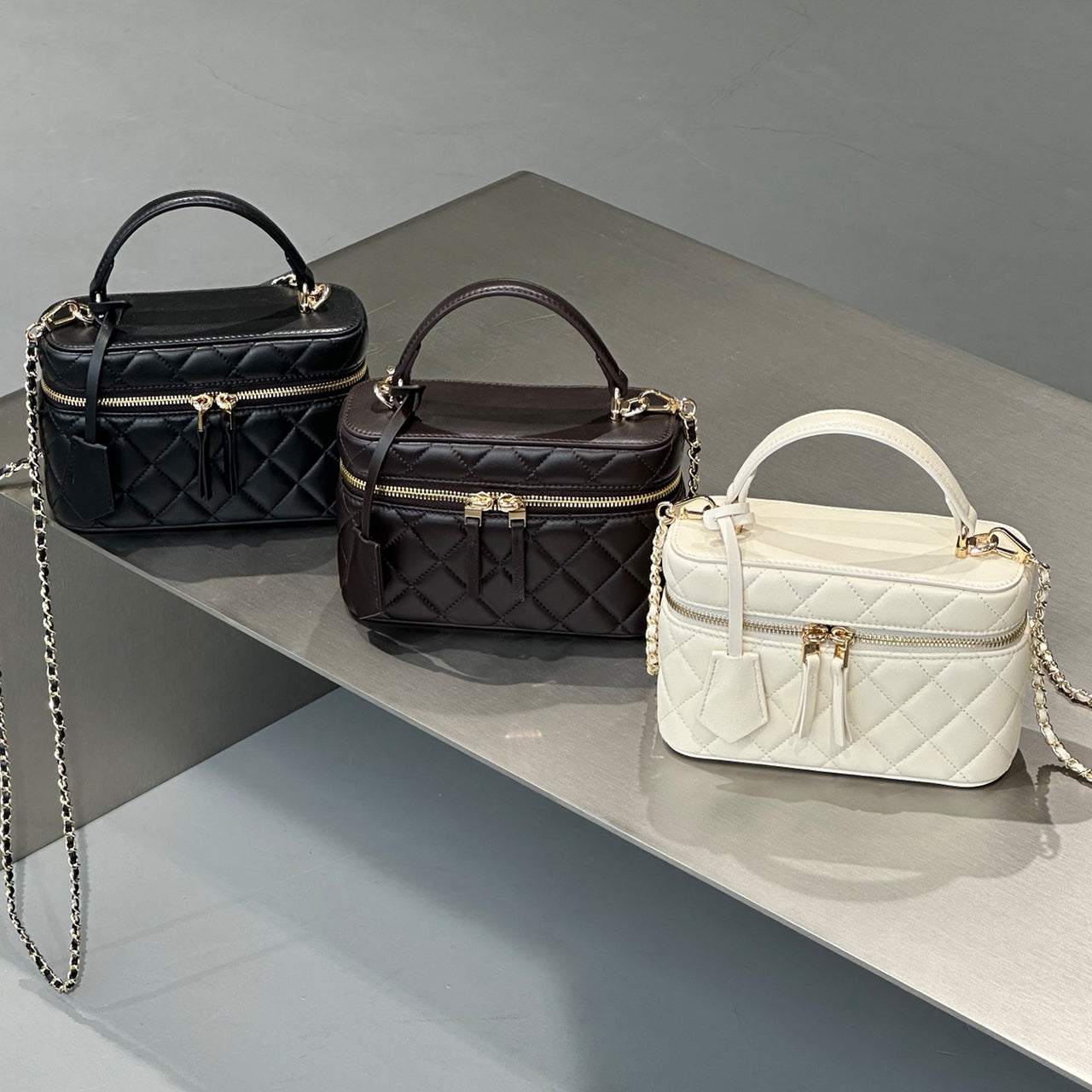 [PD1157] Women's lambskin leather handbag, shoulder bag and crossbody bag PD1157