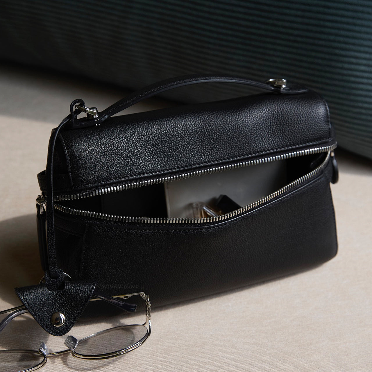 [PD1158] Top-Grain Cowhide Leather Handheld Shoulder Crossbody Bag for Women, Genuine Leather PD1158