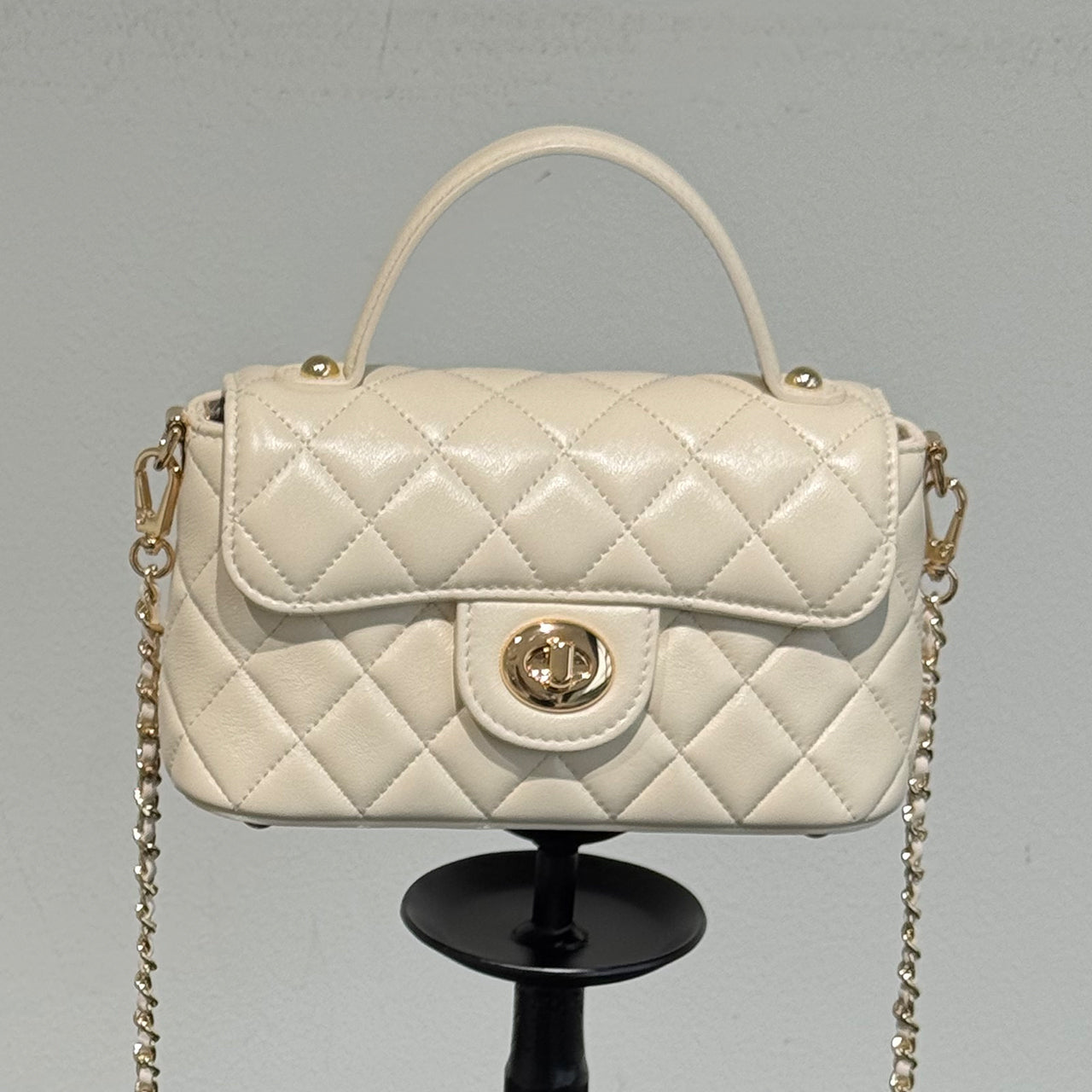 [PD1159] Sheepskin Leather Flap Bag Genuine Leather Shoulder & Crossbody Bag PD1159